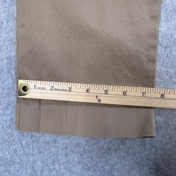J.Crew Stretch City Fit Pants WMNS 10 Tan Mid Rise Wide Leg Trouser Cotton Blend - Picture 8 of 8